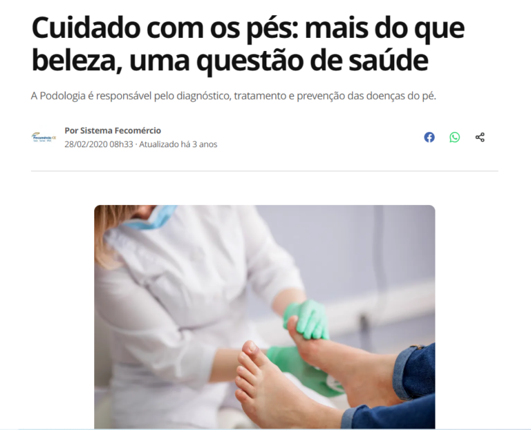 Captura de tela podologia